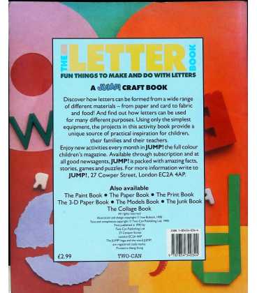 Making Letters Back Cover