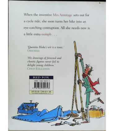 Mrs Armitage on Wheels Back Cover