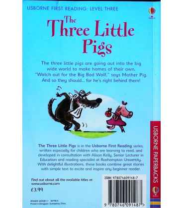 The Three Little Pigs Back Cover