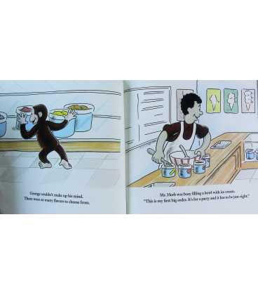 Curious George Goes to an Ice Cream Shop Inside Page 1