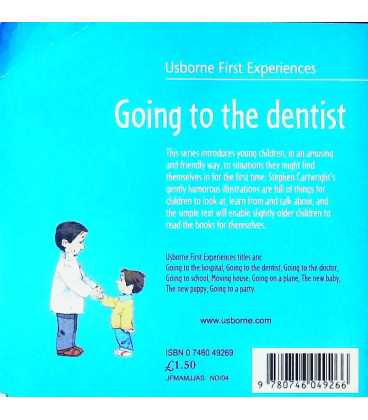 Going to the Dentist Back Cover