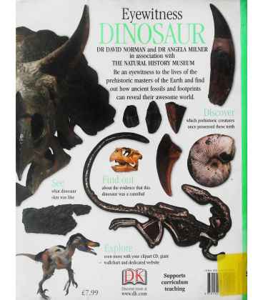 Dinosaur (Eyewitness) Back Cover