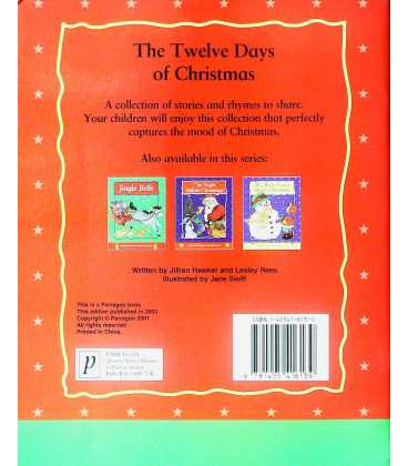 The Twelve Days of Christmas Back Cover