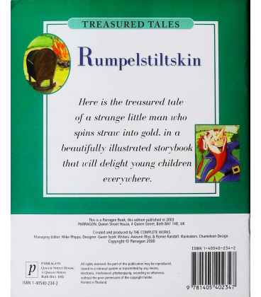 Rumpelstiltskin Back Cover