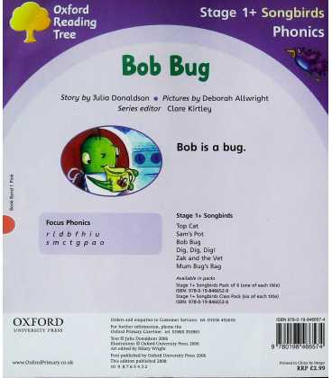 Bob Bug Back Cover