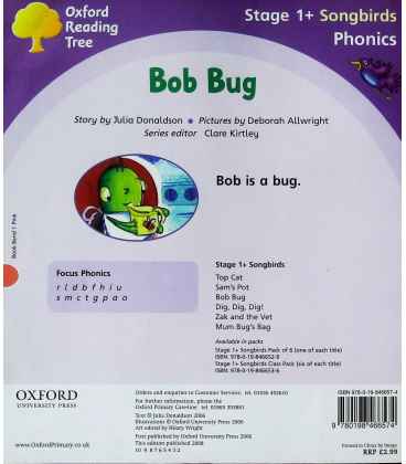 Bob Bug Back Cover