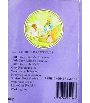 Little Grey Rabbit's Washing Day Back Cover