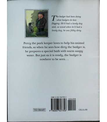 The Badger's Bath Back Cover