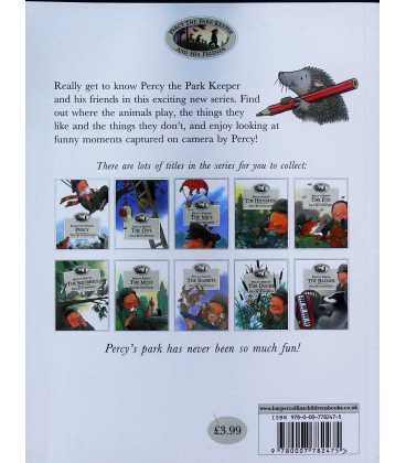 Percy's Friend The Hedgehog Back Cover