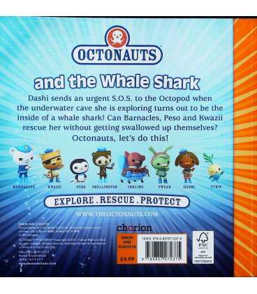 Octonauts and the Whale Shark Back Cover