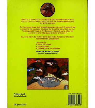 The Curse of the Evil Eye (Teenage Mutant Hero Turtles) Back Cover