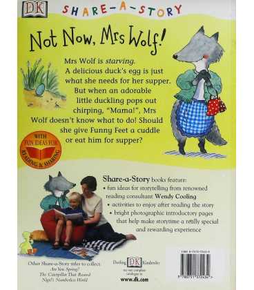 Not Now, Mrs. Wolf! Back Cover