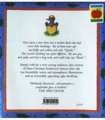 The Ugly Duckling Back Cover