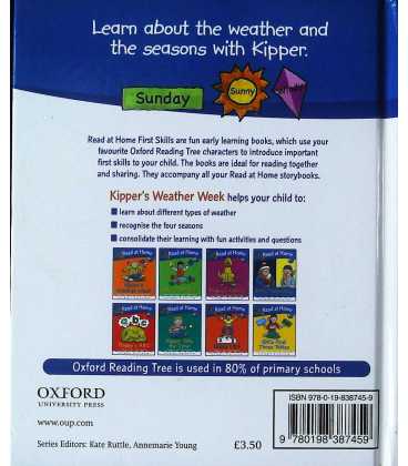 Kipper's Weather Week (Read at Home) Back Cover