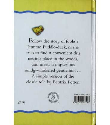 The Tale of Jemima Puddle-Duck Back Cover