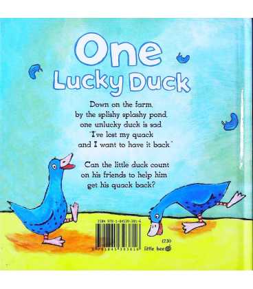 One Lucky Duck Back Cover