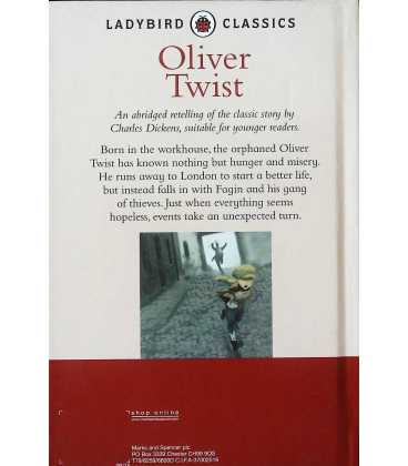 Oliver Twist (Ladybird Classics) Back Cover