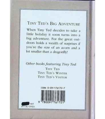 Tiny Ted's Big Adventure Back Cover