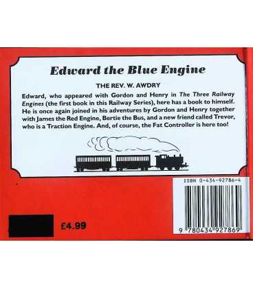 Edward the Blue Engine (Railway Series) Back Cover
