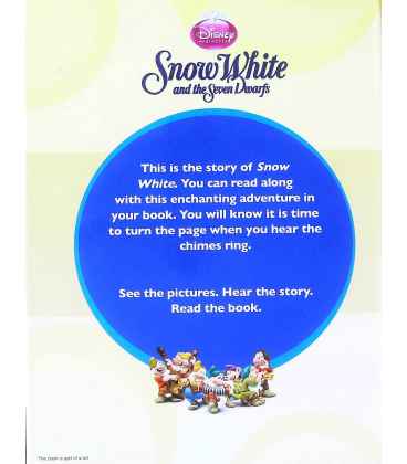 Snow White and the Seven Dwarfs Back Cover