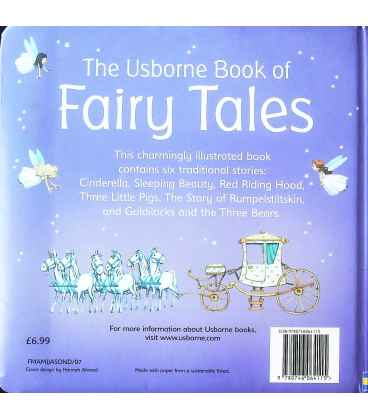 The Usborne Book of Fairy Tales Back Cover