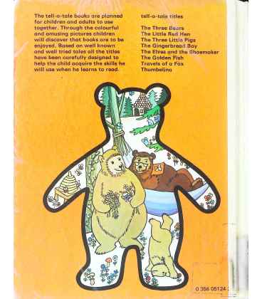 The Three Bears Back Cover