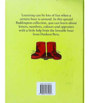 Learn with Paddington Back Cover