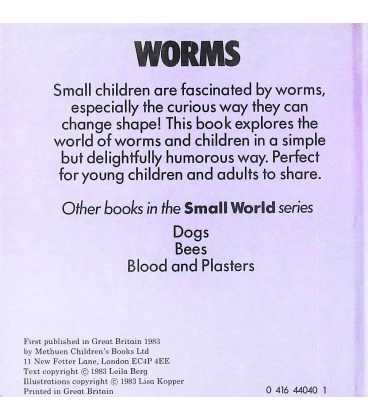 Worms Back Cover