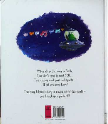 Aliens Love Underpants! Back Cover