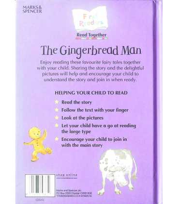 The Gingerbread Man (First Readers) Back Cover