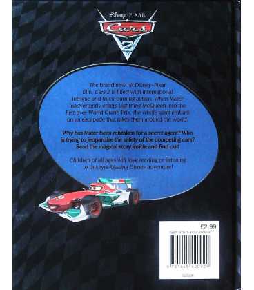 Cars 2 Back Cover