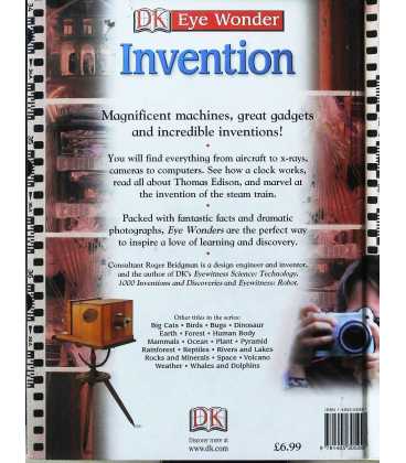 Invention (Eye Wonder) Back Cover