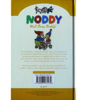 Well Done Noddy! Back Cover