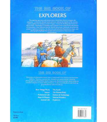Big Book of Explorers Back Cover