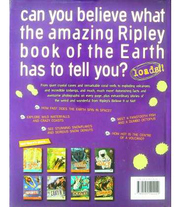 Extreme Earth (Ripley's Twists) Back Cover