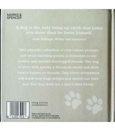 A Dog's Life Back Cover