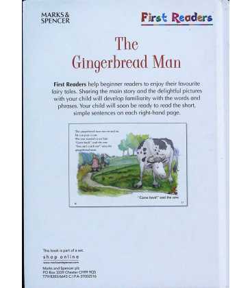 The Gingerbread Man (First Readers) Back Cover
