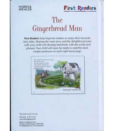 The Gingerbread Man (First Readers) Back Cover