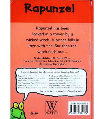 Rapunzel (Leapfrog) Back Cover