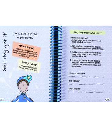 Cool and Blue Handbook Inside Page 1