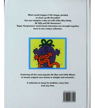 The Mr Men and Little Miss Treasury Back Cover