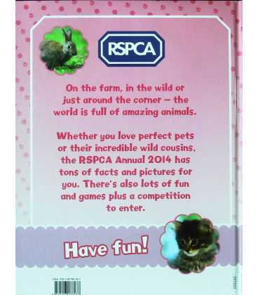 RSPCA Annual 2014 Back Cover