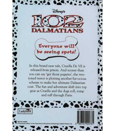 102 Dalmatians Back Cover
