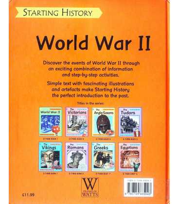 World War Two (Starting History) Back Cover