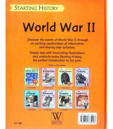 World War Two (Starting History) Back Cover