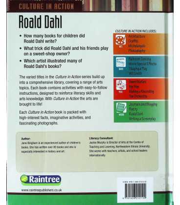 Roald Dahl (Culture in Action) Back Cover