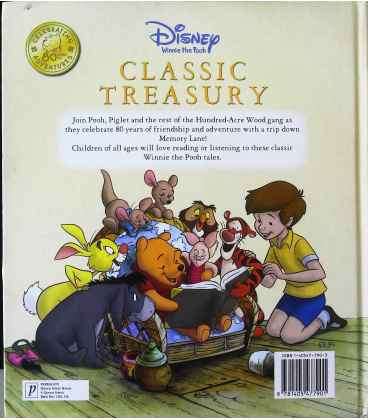 Disney Winnie the Pooh Classic Treasury Back Cover