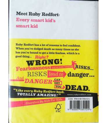 Feel the Fear (Ruby Redfort) Back Cover