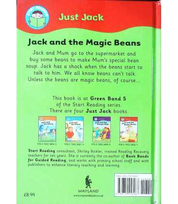 Jack and the Magic Beans Back Cover