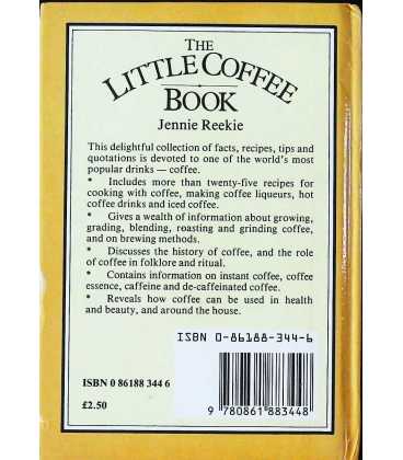 The Little Coffee Book Back Cover